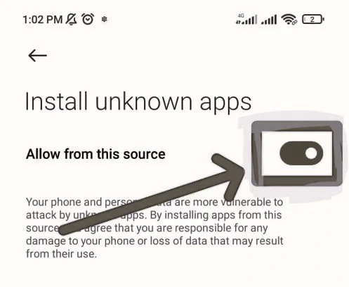 Etapa 5: Ativar o Comutador de Segurança